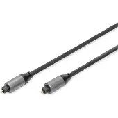 Digitus Toslink - Verbindungskabel, Toslink auf Toslink, 3m
