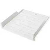 Roline 19-Zoll Fachboden 2 HE 550 T, 25kg Tragkraft grau