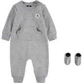 Converse Strampler "LIL CHUCK COVERALL W/ SOCK BOOTIE S" Set, 2 Stk. für Babys, zweiteiliges Set, in elastischer French-Terry-Qualität