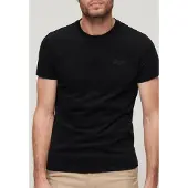 Superdry Rundhalsshirt "Vintage Logo Emb Te" schmale Passform, aus Baumwolle und Single Jersey, mit Stickerei