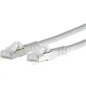 BTR NETCOM Cat6A, 7m, 7 m, Cat6a, RJ-45, RJ-45, Weiß