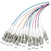 EFB Elektronik Faserpigtail LC 9/125µ OS2, 12-farbiger Satz, 2m Hersteller: (O0481.2)