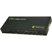 Techly 5 IN 1 OUT HDMI Umschalter mit Fernbedienung, 4Kx2K, 3D IDATA HDMI-4K51