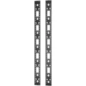 APC Easy Rack vertikaler 0HE Zubehörkanal, 42HE, 2 Stück, Regal-Schiene, Schwarz, 2 Stück(e), 6 kg