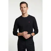 Napapijri T-Shirt Salis LS 1 Herren Black 041-S