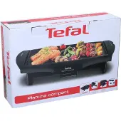 Tefal Plancha Compact 900 CB5005, 1800 W, Grill, Elektro, Tisch, Rost, Schwarz