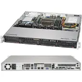 Supermicro SuperChassis 813MFTQC-350CB2, Rack, Server, Schwarz, 1U, HDD, Netzwerk, Leistung, System, BSMI, CCC, CE/EMC, FCC B, TUV/CB