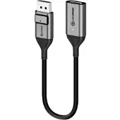 Alogic ULDPHDA-SGR, 0,2 m, DisplayPort, HDMI, Männlich, Weiblich, Gerade
