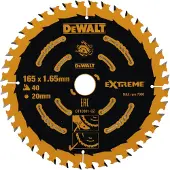 DeWalt Dt10301 Kreissägeblatt Für Holz 165x20 Mm