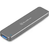 Silverstone MS09, SSD-Gehäuse, M.2, SATA, USB Anschluss, Anthrazit