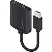Alogic DP2DP-ADP, DisplayPort, 2 x DisplayPort, Männlich, Weiblich, Gerade, Gerade