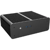 Akasa A-ITX56-M1B, Mini Tower, PC, Schwarz, Mini-ATX, 2.5", 272,6 mm