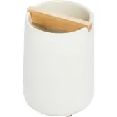 IDesign Zahnbürstenhalter, Keramik, Kokosnuss Weiß - | Eco Vanity