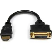 StarTech.com .com HDMI-auf-DVI-D Adapterkabel 20 cm, abgeschirmt, Schwarz