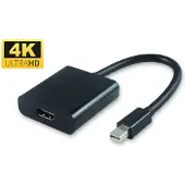 Microconnect MDPHDMI6B, 0,2 m, Mini DisplayPort, HDMI, Stecker, Buchse, Nickel