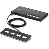Belkin Modular Secure - KVM-Switch - 4 x KVM port(s) - 1 lokaler Benutzer - Desktop - TAA-konform