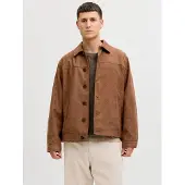 Jack & Jones Hemdjacke "JJECASABLANCA SHACKET SN" mit auffälliger Knopfleiste