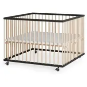 Sämann Laufgitter - schwarz/natur - Premium Kollektion | Gr.: 120x120 cm