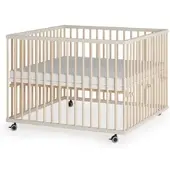 Sämann Laufgitter Matratze SleepPlus sahara dust/natur Premium Kollektion | Gr.: 120x120 cm