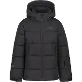 Icepeak Louin Winterjacke für Kinder mit Kapuze und Schneefang, Farbe:Schwarz, Kinder Größen:140