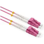Value LWL-Kabel 50/125µm OM4, LC/LC, LSOH, violett, 15 m
