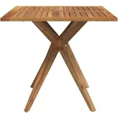 vidaXL Gartentisch Quadratisch 85x85x75 cm Massivholz Akazie