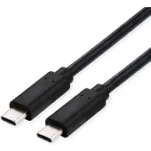 Value USB4 Gen3x2 Kabel, C–C, ST/ST, 40Gbit/s, 100W, schwarz, 0,8 m