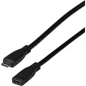 EFB NORDIC EFB Elektronik EBUSBC-USBC10GE.1, 1 m, USB C, USB C, USB 3.2 Gen 2 (3.1 Gen 2), 10 Gbit/s, Schwarz