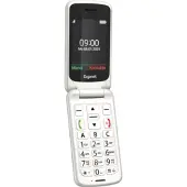 Gigaset GL595, Klappgehäuse, Single SIM, 7,11 cm (2.8"), 0,3 MP, 800 mAh, Weiß
