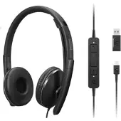 Lenovo 4XD1M39029, Kabelgebunden, 20 - 20000 Hz, 148 g, Kopfhörer, Schwarz