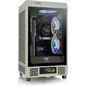 Thermaltake Tower 200, Mini Tower, PC, Grün, Mini-ITX, Gaming, 20 cm
