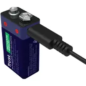 Trust Computer Products 25745, Wiederaufladbarer Akku, Lithium-Ion (Li-Ion), 9 V, 1 Stück(e), 400 mAh, 4 h