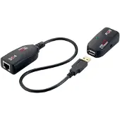 Logilink UA0207, Kabelgebunden, USB, Ethernet, 480 Mbit/s, Schwarz