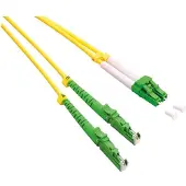Roline LWL-Kabel duplex 9/125µm OS2, LSH/LC, APC Schliff, LSOH, gelb, 5 m