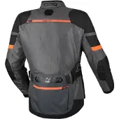 Sonstiges Macna Captane wasserdichte Motorrad Textiljacke, grau/schwarz/rot, S