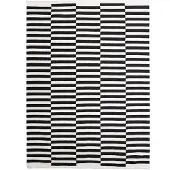 FRAAI Baumwollteppich - Dazzle Blocks Schwarz Weiß 140x200 cm