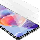 Cadorabo 3x Tempered Schutzglas für Xiaomi RedMi NOTE 11 PRO+