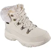 SKECHERS Winterboots "TREGO-SNOW WORRIES", Damen, Gr. 37, Textil Warmfutter, natur, Veloursleder, Schuhe Winterboots, Schnürboots, Schnürstiefelette mit TEX