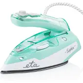 Eta Sophia, Dampfbügeleisen, Keramik-Bügelsohle, 1,9 m, 50 g/min, Türkis, Weiß, 30 g/min