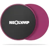 NEOLYMP Pilates Slider Doppelseitige Gleitscheiben für Hartboden & Teppich