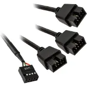 Lian Li PW-U2HB, USB Typ-A, 3 x IDC (9 pin), Hauptplatine, Schwarz, 1 Stück(e)