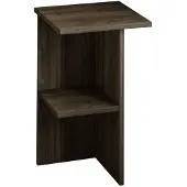 CALICOSY Nachttisch LERAY in Nussbaum - (W) 36 x (H) 60 x (L) 36 cm | Gr.: onesize