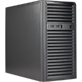Supermicro SuperChassis 732I-R600B, Midi Tower, Server, Schwarz, ATX, EATX, micro ATX, HDD, Netzwerk, Leistung, System, Kensington