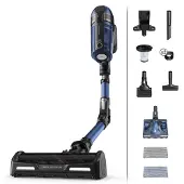 Rowenta RH98C0, 2-in-1-Stabstaubsauger, Beutellos, Blau, Grau, 0,9 l, Rechteckig, Trocken&Nass