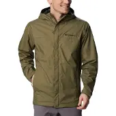 Columbia Regenjacke "WATERTIGHT II JACKET" mit Kapuze mit Reißverschlusstaschen, wasserabweisendes Obermaterial aus Nylon