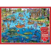 Cobble Hill DoodleTown: Gone Fishing, 1000 Stück(e)