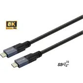 VivoLink PROUSBCMM7.5, 7,5 m, USB C, USB C, USB 3.2 Gen 2x2, Schwarz