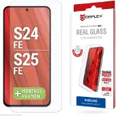 Displex Bildschirmschutzfolie Real Glass für das Samsung Galaxy S24 FE / S25 FE