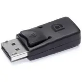 Microconnect DISPLAYPORT-DUMMY1, DisplayPort, Männlich, 2560 x 1600 Pixel, Schwarz, Nickel, 60 Hz