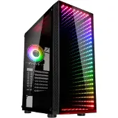 Kolink Void Rift, Midi Tower, PC, Schwarz, ATX, micro ATX, Mini-ITX, Kunststoff, Stahl, Gehärtetes Glas, Gaming